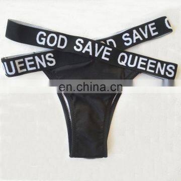 Black Cutout Crossed Wrapped 2pcs Bikini Swimsuit photo-4