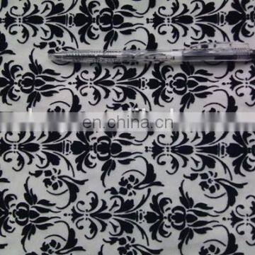 Winfar Textile High Quality 100%polyester DTY Scuba Flocking Knit Fabric photo-3