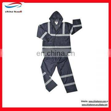 water proof rain suit/waterproof breathable rain suit/reflective rain suit