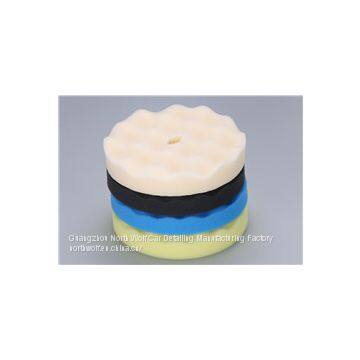 Car Care Cleaning Sponge Flat Foam Pad Wave for Finishing photo-5