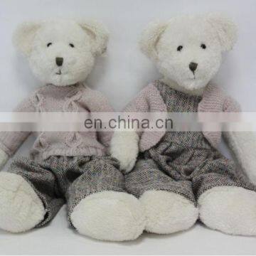 Plush And Stuffed Teddy Bear Animal Baby Toys With Cloth Dress Sweaters photo-5