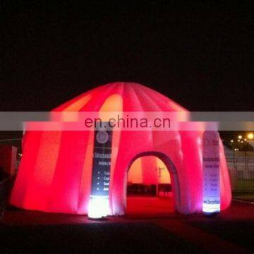 2015 show display inflatable booth tent with LED lights