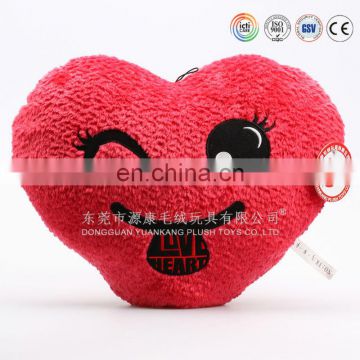 Wholesale cheap stuffed heart shaped cushion