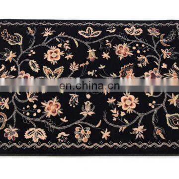 Custom Print Rug Cup Coaster,Muslim Oriental Design Velvet Soft Surface Drink Coasters for Coffee photo-2