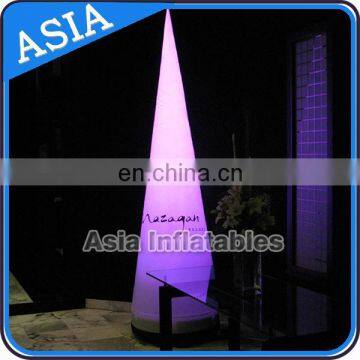 Holiday Decoration Led Tusk For Sale , Inflatable Led Ivory Balloon , Inflatable Curve Cone With Light photo-2