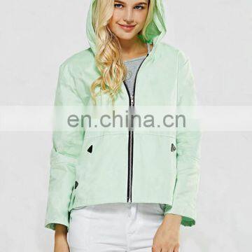 Wholesale Spring Fashionable Women Zipper Hoodie Jacket photo-2