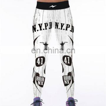 Custom Design Sublimation Printed Sport Fitness Yoga Leggings for Women