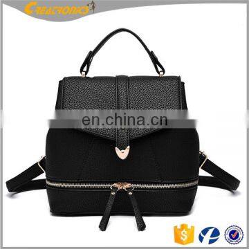 CR 80% Customer Repeat Order New Product Sales Well Cheap Rucksack for Young Girls Pink Color Womens Leather Purse Backpack photo-6