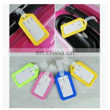 New Fashion Airplane rubber luggage tag