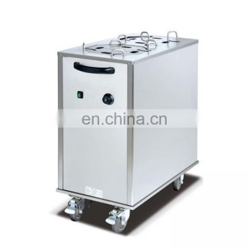 Hotel Restaurant Commercial Warmer Cart 1-Head Electric Plate Warmer Cart