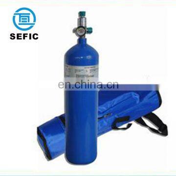 SEFIC Brand O2/N2O Gas Aluminium Cylinder With Regulator