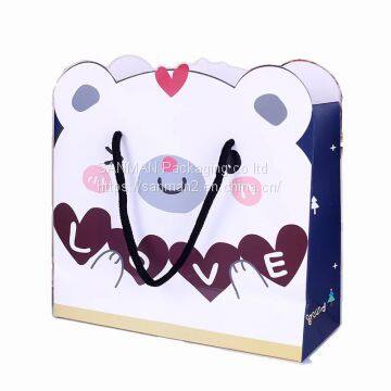 Rose Plain Pink Paper Bag photo-3