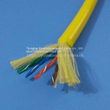 Yellow & Blue Sheath Rov Umbilical Cable Cable Acid-base