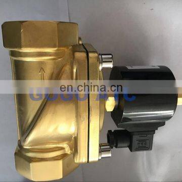 GOGO 2 Way Brass Normally Open Large 2 Inch Water Solenoid Valves for Irrigation Price Cheap 220v ac 50mm Zero Pressure Start photo-2