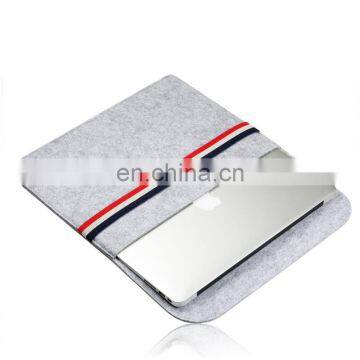 Grey Felt Laptop Sleeve Bag Protective Felt Briefcase Case photo-4
