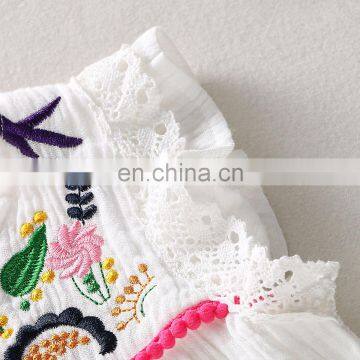 Summer Dress Girl Dress Lace Embroidery Baby Dress photo-2
