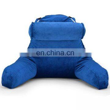 Reading Pillow, Includes 1 Extra Large Bed Rest TV Pillow With Shredded Memory Foam photo-2