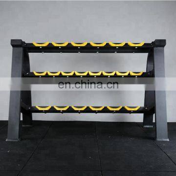 Professional Hot Sale Commercial Gym Equipment YW-1702B Beauty Dumbbell Rack photo-3