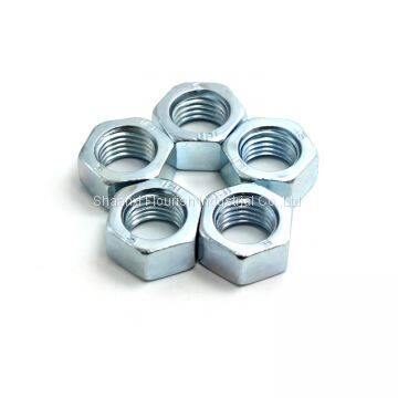 ZINC PLATED OR BLACK OXIDE CARBON STEEL HEX NUT DIN934