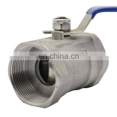 Bundor 316 DN50 Ball Valve PN16 One-piece Ball Valve For Water photo-5