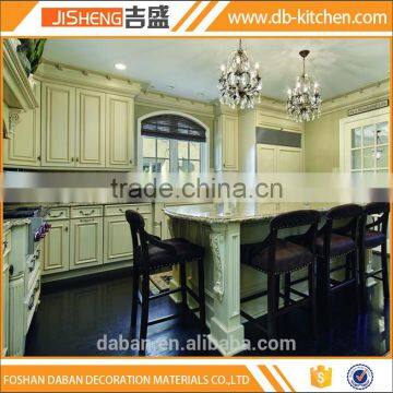 Top sale new model solid wood kitchen cabinet for small kitchens