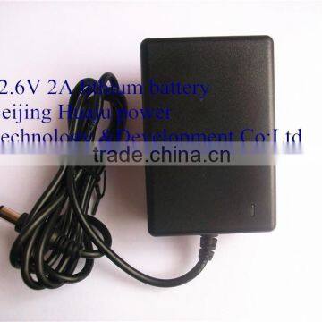 2014 new hot sales CE/UL/FCC/RoHS 18650 12.6V 2A li-ion battery