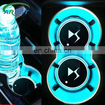 LED Car multicolor atmosphere light water coaster For DS SPIRIT DS3 DS4 DS4S DS5 DS 5LS DS6 DS7 WILD RUBIS sticker accessories