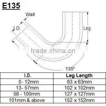 High Temperature Flexible Automotive 135 Degree Elbow Silicone Turbo Hose photo-6