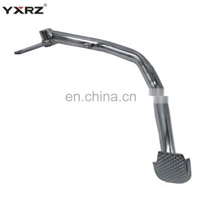 China CNC brake pedal manufacturer motorcycle spare part silver aluminium foot lever rear brake pedal CD110