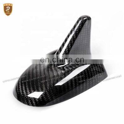 Car Styling Accessories Carbon Fiber Shark Fin Radio Roof Antenna Cover Trim Suitable For Maserati Levante 2016 2017 2018 2019