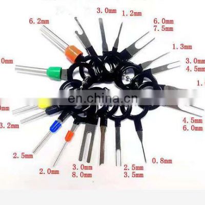 JZ 18 pcs Car Wire Terminal Removal Tools Car Wire Harness Plug Terminal Extraction Pick Connector