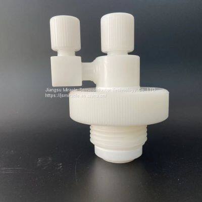 China Manufactured Drum Quick Connector or Drum /dispensing PVDF 1/2