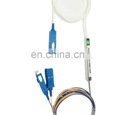Mini Sc 1X8 Steel-Tube Gpon Fiber Optical Plc Splitter Stainess Tube With Connector photo-4