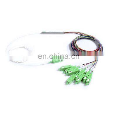 1x 2 1x4 1x8 1x16  way   mini fiber optic splitter with connector sc/upc apc