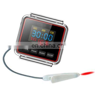 home use  healthcare-protected Semiconductor  Wrist Watch Laser clinic Therapy Device