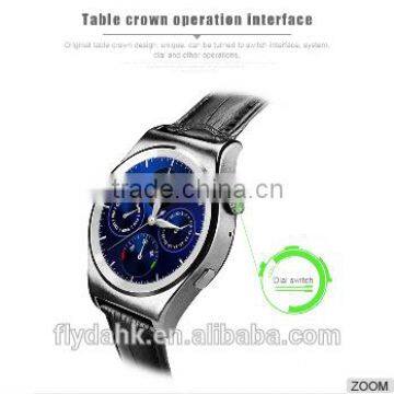 X10 Round Screen Leather Band Waterproof Bluetooth Smart Watch With Heart Rate Monitor X10 Smart Watch. photo-6