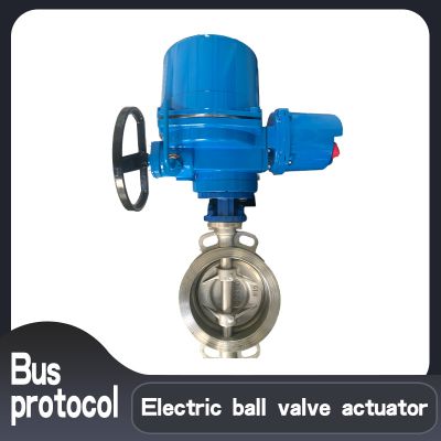 Valve electric device  DN200  Hard seal electric butterfly valve actuator