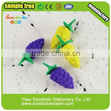 Stationery Erasers Different color Grape shaped erasers