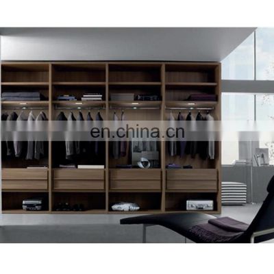 Cbmmart Modern Mirrored Wardrobe Sliding Door Walk In Closet For Bedroom Furniture Set