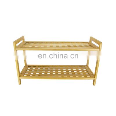 Hot-selling handmade Bamboo Shoes Storage Shelf Rack Top Quality