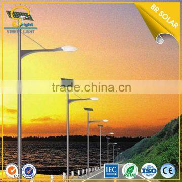 6m 8m 10m 12m round octagonal high way fance led solar street light