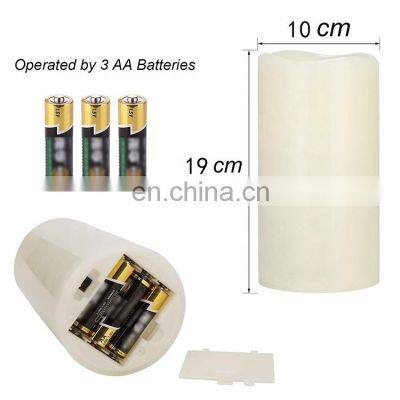 Flameless Electric Candle Night Light Projection Lamp With Remote Control Rotating Projector photo-4