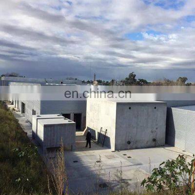 Customized galvanized prefab metal building materials space frame steel structure