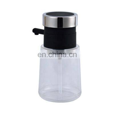 500ml Bathroom Cosmetic Package Black Plastic Double Shower Lotion Airless Pump Soap Dispenser Bottle With Black Liquid Pump