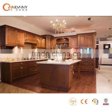 import new luxury european style solid wood kitchen cabinet,kitchen decoration