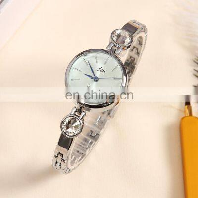 JW 6112 Woman Stainless Steel Sliver Slim Strap Analog Quartz Low Price Casual Female Watches Ladies photo-3