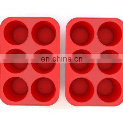 DIY Hemispherical Cake Baking Tool Silicone Chocolate Cake Mold Large 6 Hole Round Silicone Baking Mold photo-2