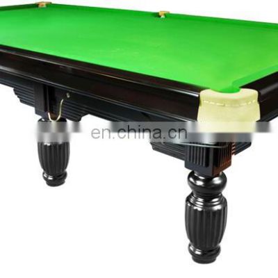 Professional steel cushion snooker pool table solid wood 12ft snooker table