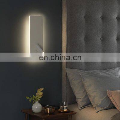 Modern Living Room Bedroom Sconce Black and White LED Wall Lamp for Indoor Decoration Wall Light
