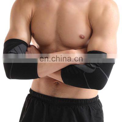 Compression Elbow Sleeve Support Sport Protector Tennis Knitting Elbow Brace photo-2